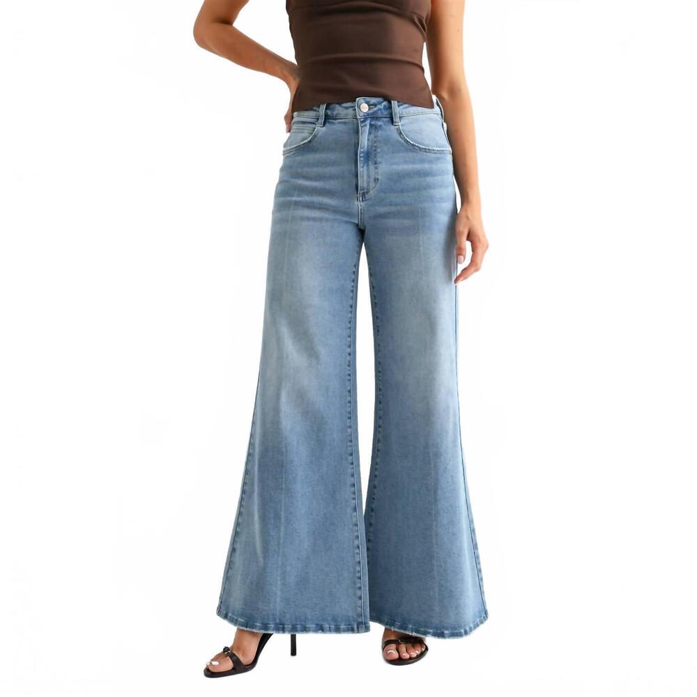 NEW MICA DENIM paradisis high rise wide leg jean in paradiso